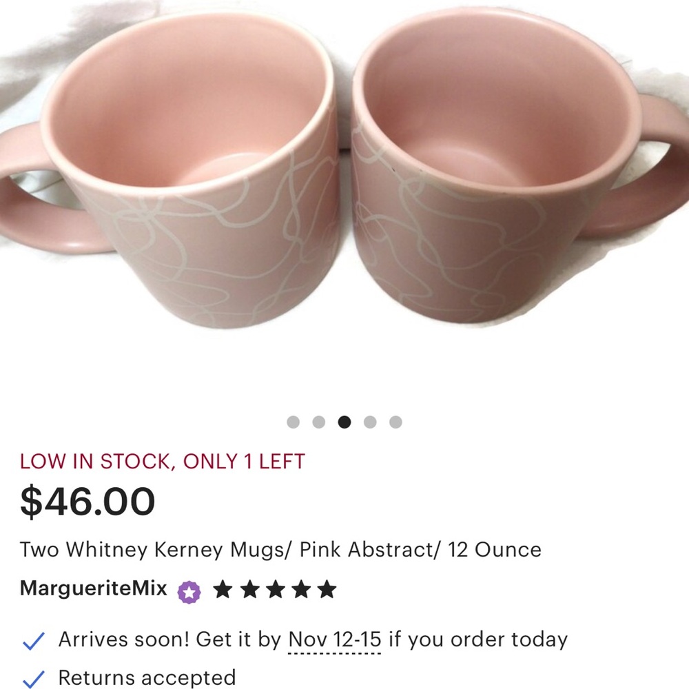 Whitney Kerney Pink/Creamy Mug